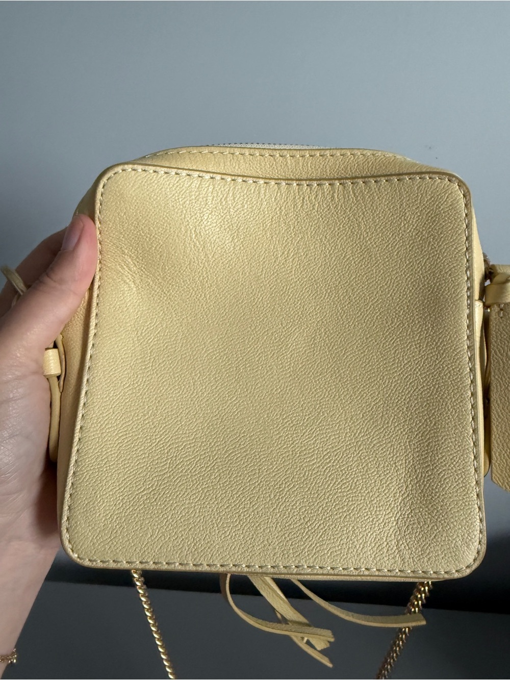 See by Chloé Joan Mini Camera Bag – Pale Yellow/Cream - Picture 4 of 10